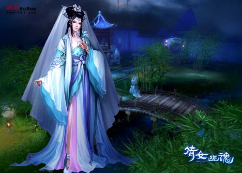 新年新曝光《倩女幽魂OL》鬼魅原画_大陆新游戏